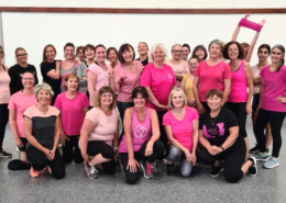 Octobre rose 2025 : groupe Zumba animé par Sandrine