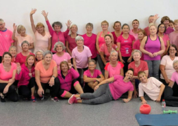 Octobre rose 2025 : groupe Gym Fitness 1 animé par Floriane