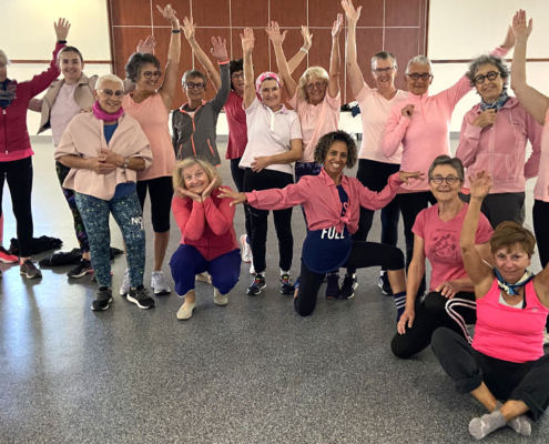 Octobre rose 2025 : groupe Gym Fitness 2 animé par Hourya