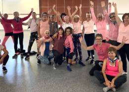 Octobre rose 2025 : groupe Gym Fitness 2 animé par Hourya