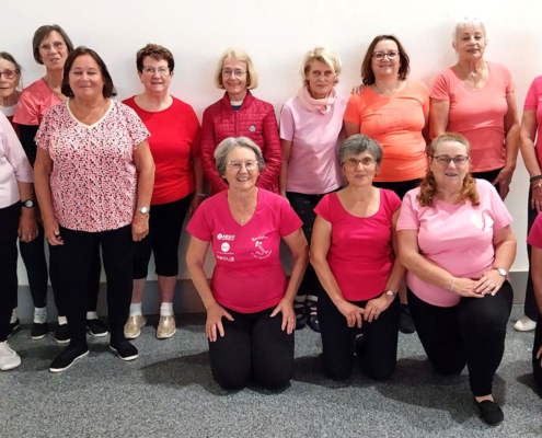 Octobre rose 2025 : groupe Gym harmonique animé par Nelly