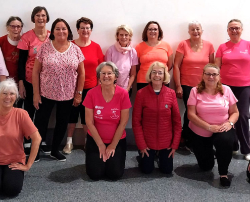 Octobre rose 2025 : groupe Gym harmonique animé par Nelly