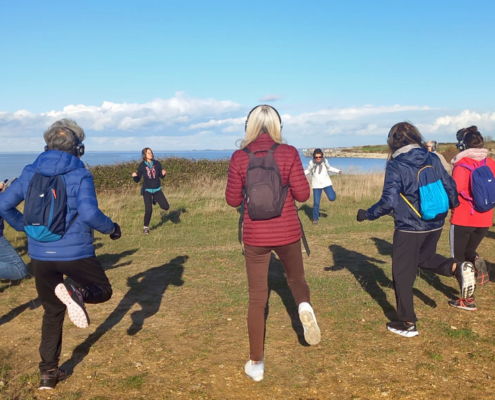 Marche japonaise en musique avec Brigitte