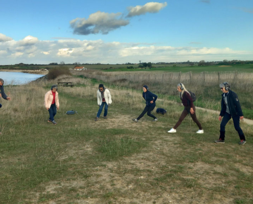 Marche japonaise en musique avec Brigitte